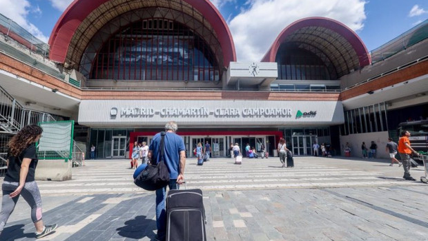 ep entrada a la estacion de tren de chamartin