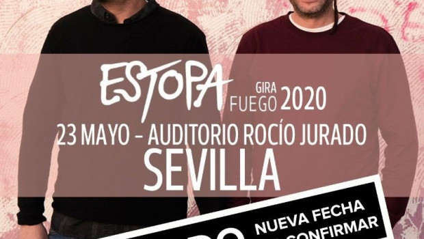 ep estopa aplaza el concierto previsto el 23 de mayo en el auditorio rocio jurado