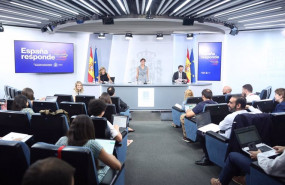 ep i d la ministra de trabajo yolanda diaz la ministra portavoz isabel rodriguez y el ministro de