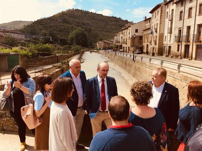 Javier Lambán visita este sábado Uncastillo. | GOBIERNO DE ARAGÓN ep javier lamban visitasabado uncastillo