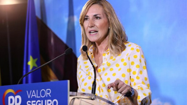 ep la candidata del pp al congreso por madrid ana beltran en el mitin electoral del partido popular