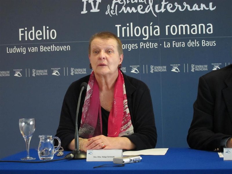 ep la intendente del palau de les arts helga schmidt en una imagen de archivo