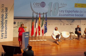 ep la vicepresidenta segunda y ministra de trabajo yolanda diaz en el acto de cepes