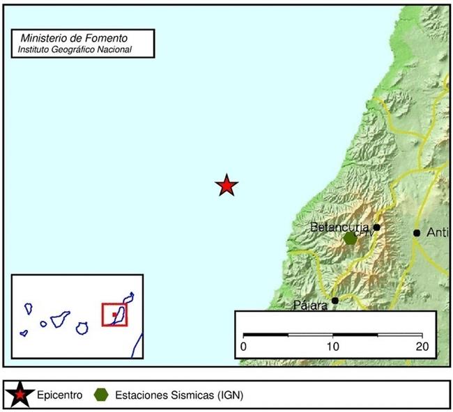 Localización del terremoto | IGN ep localizacionterremoto