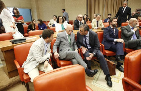 ep los diputados de vox agustin rosety y javier ortega smith en el congreso