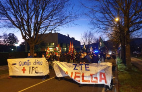 ep manifestacion de trabajadores de zte en zamudio