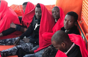 ep migrantes rescatados de dos pateras en el estrecho
