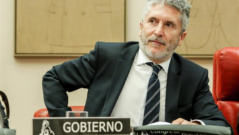 El ministro del Interior, Fernando Grande-Marlaska, comparece en Comisión de Interior en el Congreso de los Diputados. | Ricardo Rubio - Europa Press - Archivo ep ministrointerior fernando grande-marlaska comparececomisioninteriorcongresolos diputados