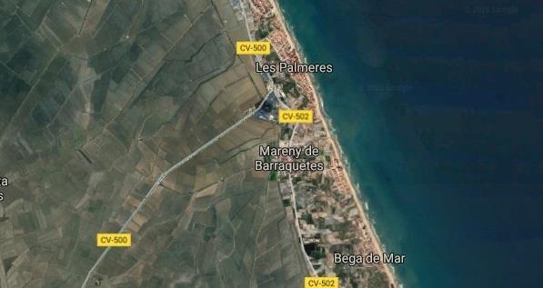 Pedanía de Les Palmeres de Sueca | GOOGLE MAPS ep pedaniales palmeressueca