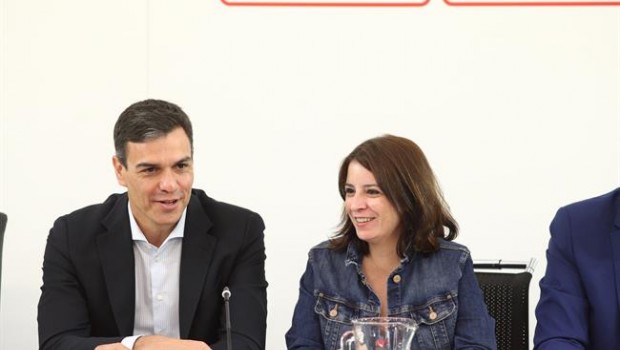 ep pedro sanchezadriana lastrala reunionla comision ejecutiva federal