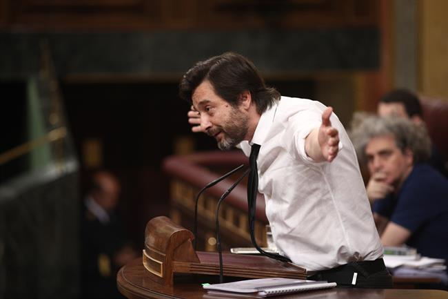 Rafael Mayoral en el pleno en el Congreso | EUROPA PRESS ep rafael mayoralplenocongreso