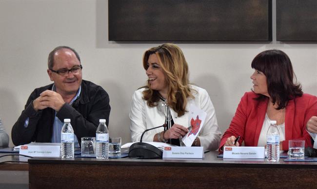 Susana Díaz, en la Comisión Ejecutiva Regional del PSOE-A | EUROPA PRESS/PSOE-A ep susana diaz encomision ejecutiva regionalpsoe-a