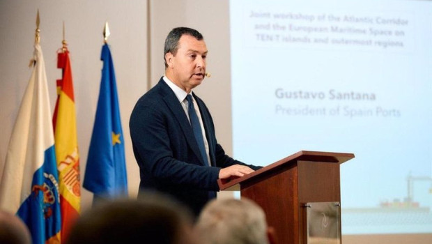 ep archivo el presidente de puertos del estado gustavo santana este lunes en las palmas de gran ep archivo el presidente de puertos del estado gustavo santana este lunes en las palmas de gran