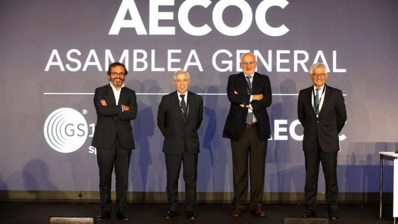 ep archivo   ignacio gonzalez presidente de aecoc f javier campo vicepresidente de aecoc juan roig