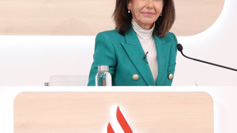 ep archivo   la presidenta del banco santander ana botin durante la presentacion de los resultados 20260203233903