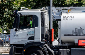 ep archivo   un camion de limpieza a 29 de mayo de 2025 en madrid