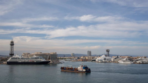 ep archivo   vista general de la terminal de cruceros del puerto de barcelona