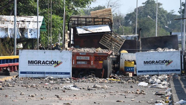 ep ayuda humanitaria enviada a venezuela en la frontera de colombia