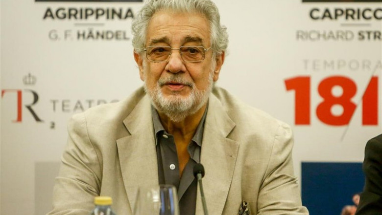 ep cantantedirector de opera placido domingo durantepresentacionla opera giovanna darco enteatro real
