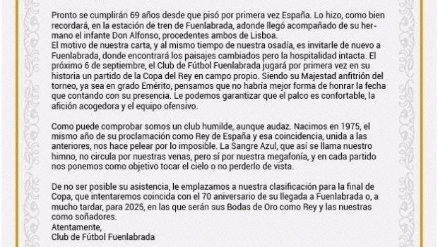 ep cf fuenlabrada invitarey juan carlosla copa