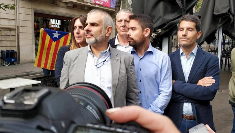 Cs ha comparecido ante los medios después de los altercados producidos a raíz de la sentencia del 1-O | EUROPA PRESS ep cs ha comparecido ante los medios despues de los altercados producidos a raiz de la sentencia del