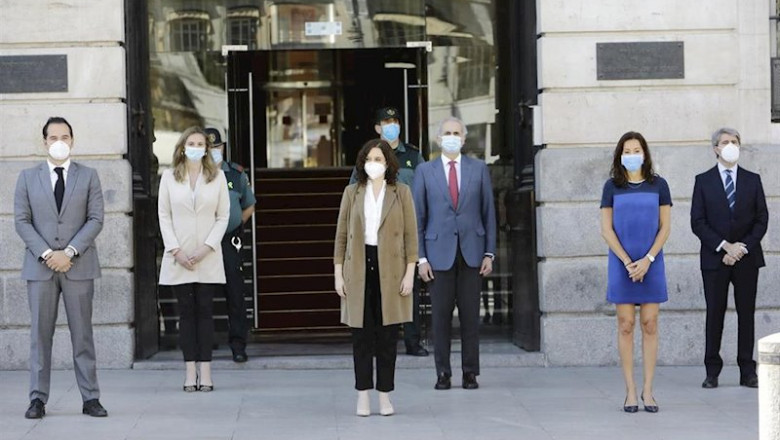 El Gobierno de Madrid se ha sumado a las 12.00 horas un minuto de silencio en todo el país | Josefina Blanco - Europa Press ep el gobierno de madrid se ha sumado a las 1200 horas un minuto de silencio en todo el pais