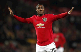 ep el jugador nigeriano odion ighalo celebra un gol con el manchester united