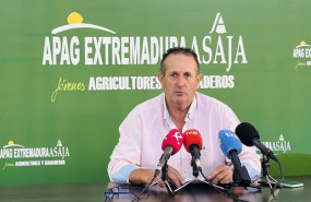 ep el presidente de apag extremadura asaja juan metidieri en rueda de prensa en merida