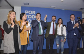 ep el presidente del pp pablo casado preside un acto sectorial sobre despoblacion con alcaldes