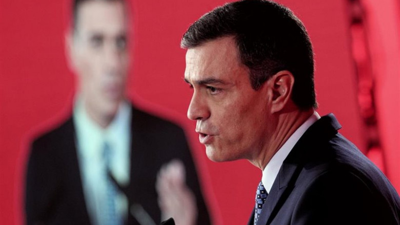 ep el secretario general del psoe y presidente del gobierno en funciones pedro sanchez durante su 20191007222603