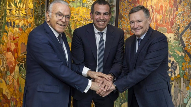 ep i d isidro faine presidente de criteriacaixa jordi galles presidente ejecutivo de europastry y