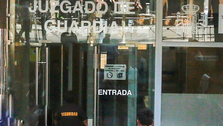 Imágenes de los Juzgados de Instrucción ubicados en la Plaza de Castilla de Madrid. | Ricardo Rubio - Europa Press ep imageneslos juzgadosinstruccion ubicadosla plazacastillamadrid
