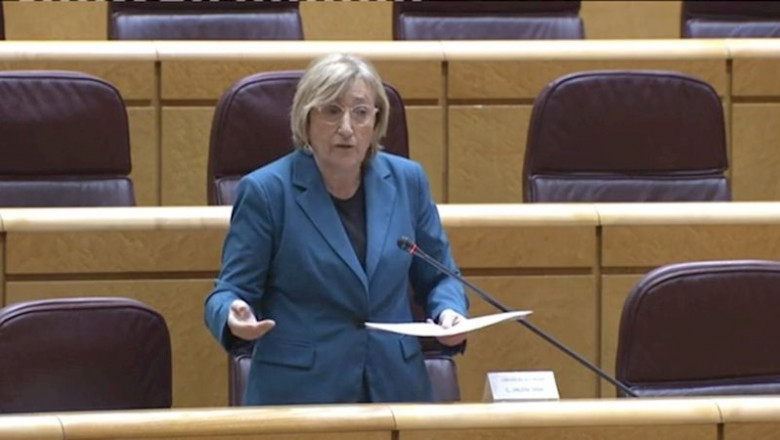 ep la consellera ana barcelo en su intervencion en la comision general de las ccaa en el senado