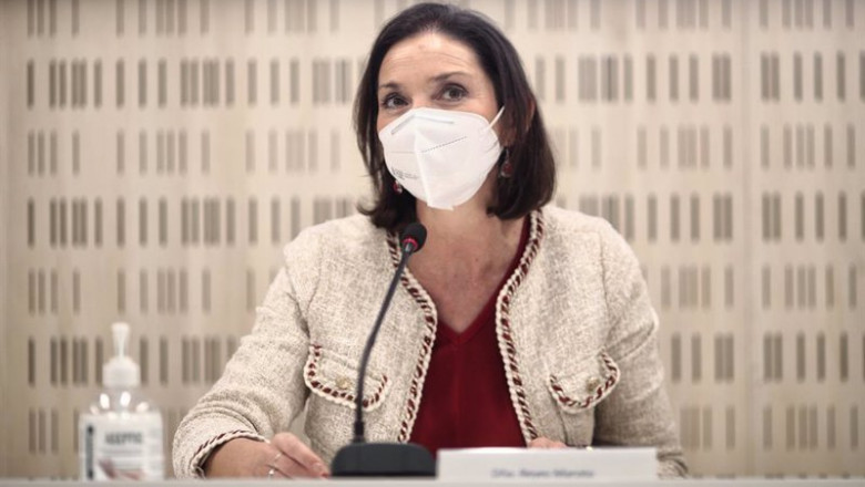 ep la ministra de industria comercio y turismo reyes maroto interviene durante el acto de firma de