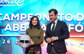 ep la presidenta de la comunidad de madrid isabel diaz ayuso y el co fundador de la formula e