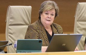 ep la presidenta del tribunal de cuentas enriqueta chicano interviene en la comision mixta para las