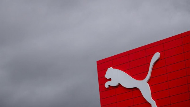 ep logo de puma en su sede de herzogenaurach alemania