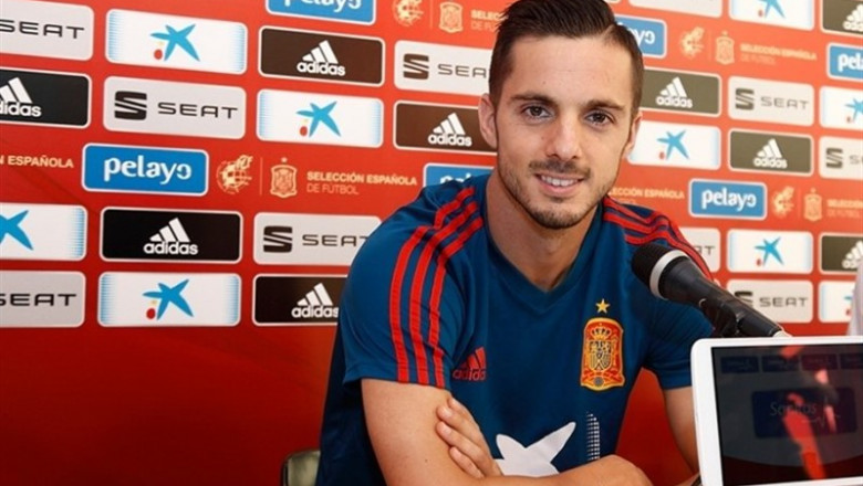 Pablo Sarabia comparece en rueda de prensa con la selección española | SEFÚTBOL ep pablo sarabia comparece en rueda de prensa con la seleccion espanola