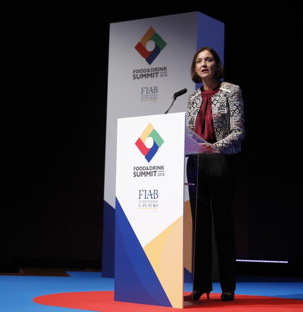 Reyes Maroto preside la VI edición del Madrid Food & Drink Summit 2018 | MARTA FERNÁNDEZ/EUROPA PRESS ep reyes maroto presidevi edicionmadrid food drink summit 2018