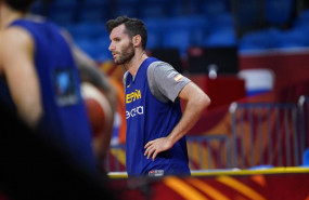 ep rudy fernandez entrenando con espana