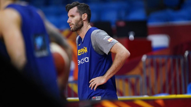 ep rudy fernandez entrenando con espana
